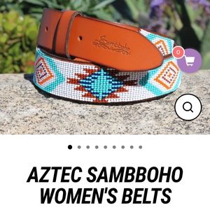 Aztec Sambboho Genuine Leather Belt